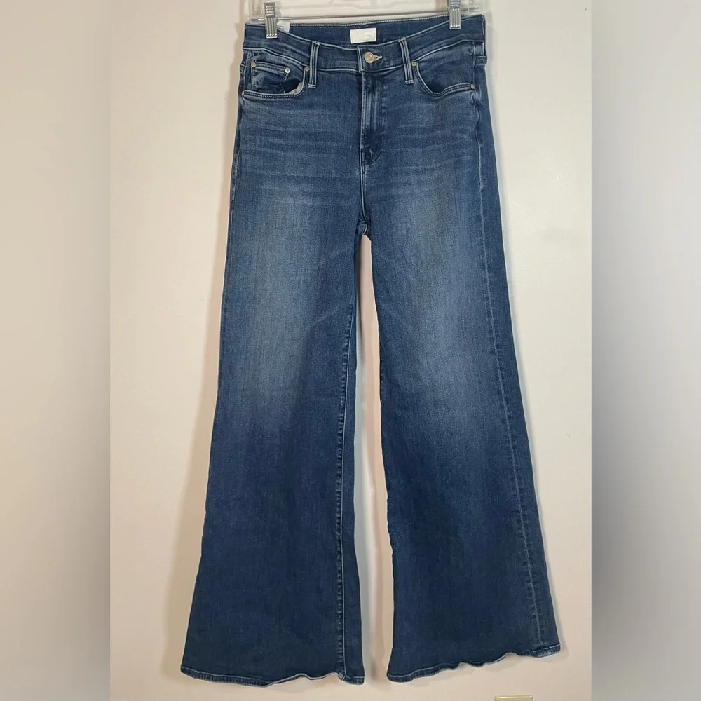 MOTHER The Twister Sneak Flare Jeans, Blue, Women’s 28